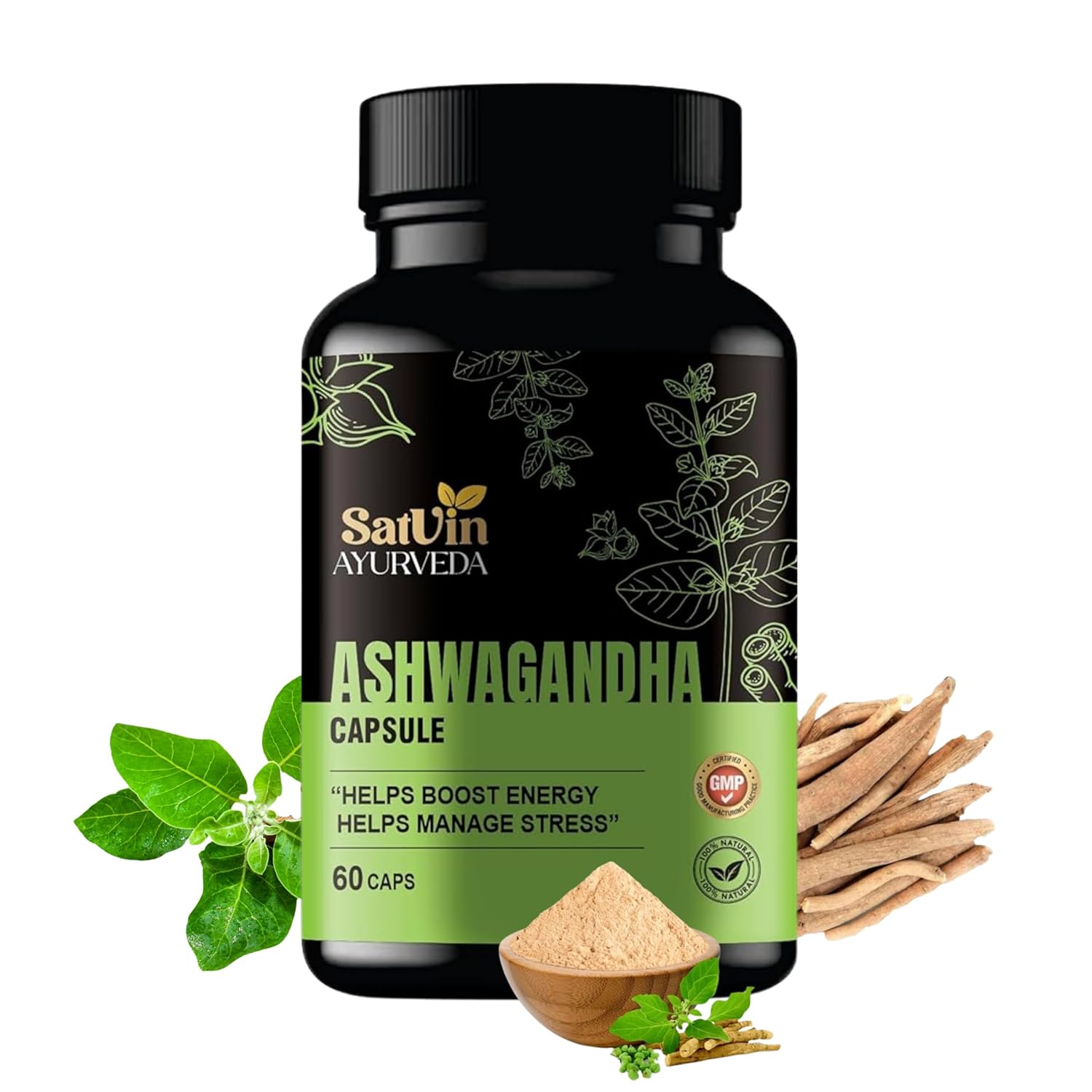 Ashwagandha Capsules – Strength & Vitality Boost